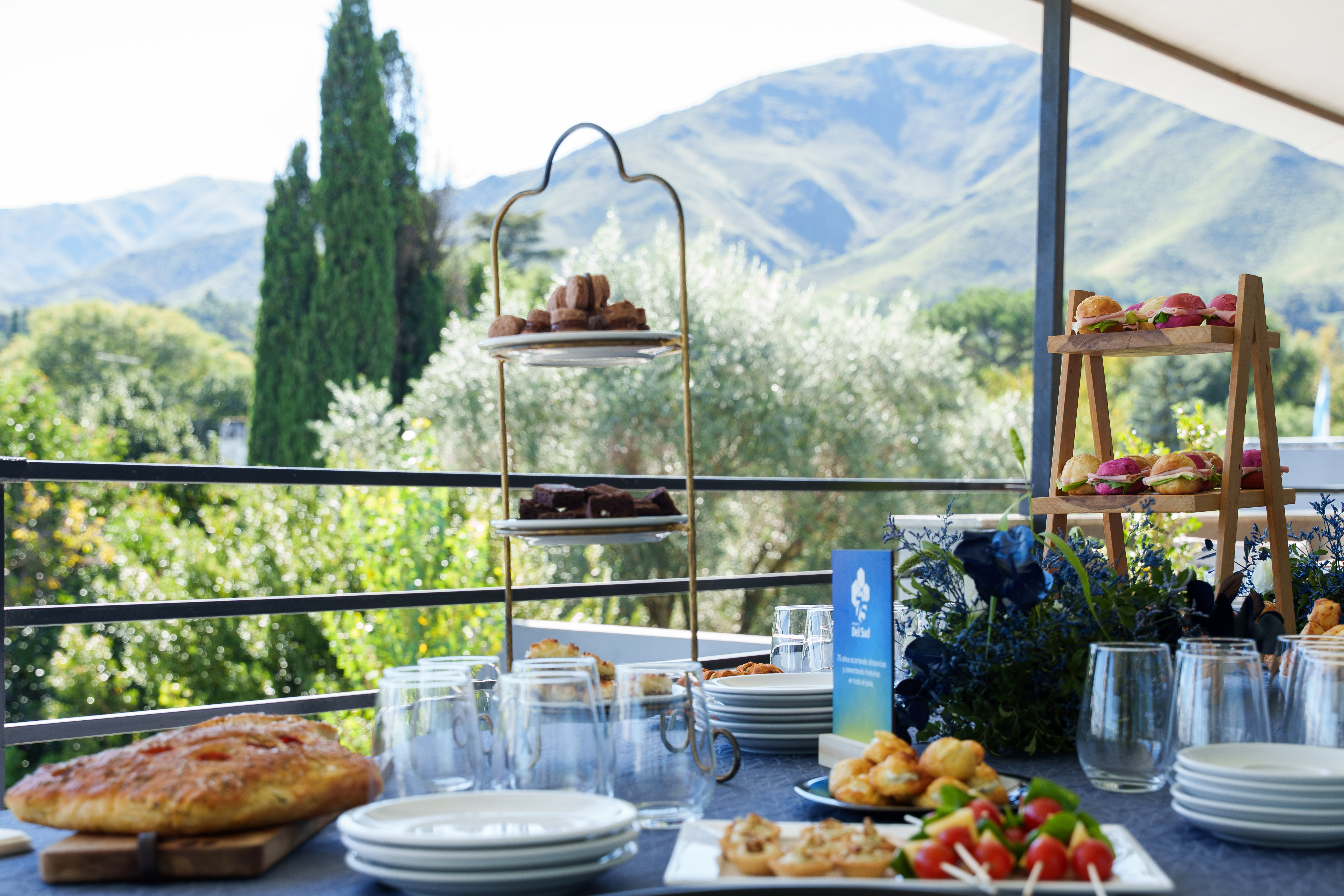 Propuesta gastronómica para eventos con vista a las Sierras de Córdoba